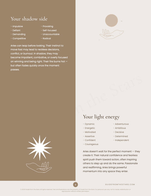 The light and shadow page
