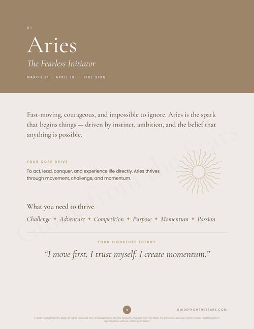 The sign page