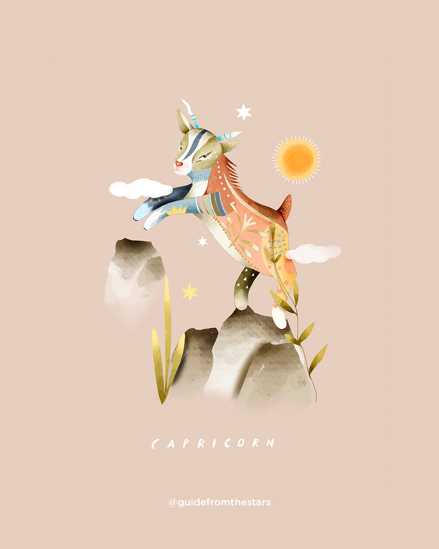 Capricorn illustration