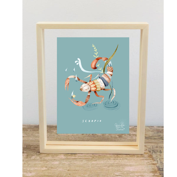 Scorpio Star Sign Picture Frame - Guide from the Stars