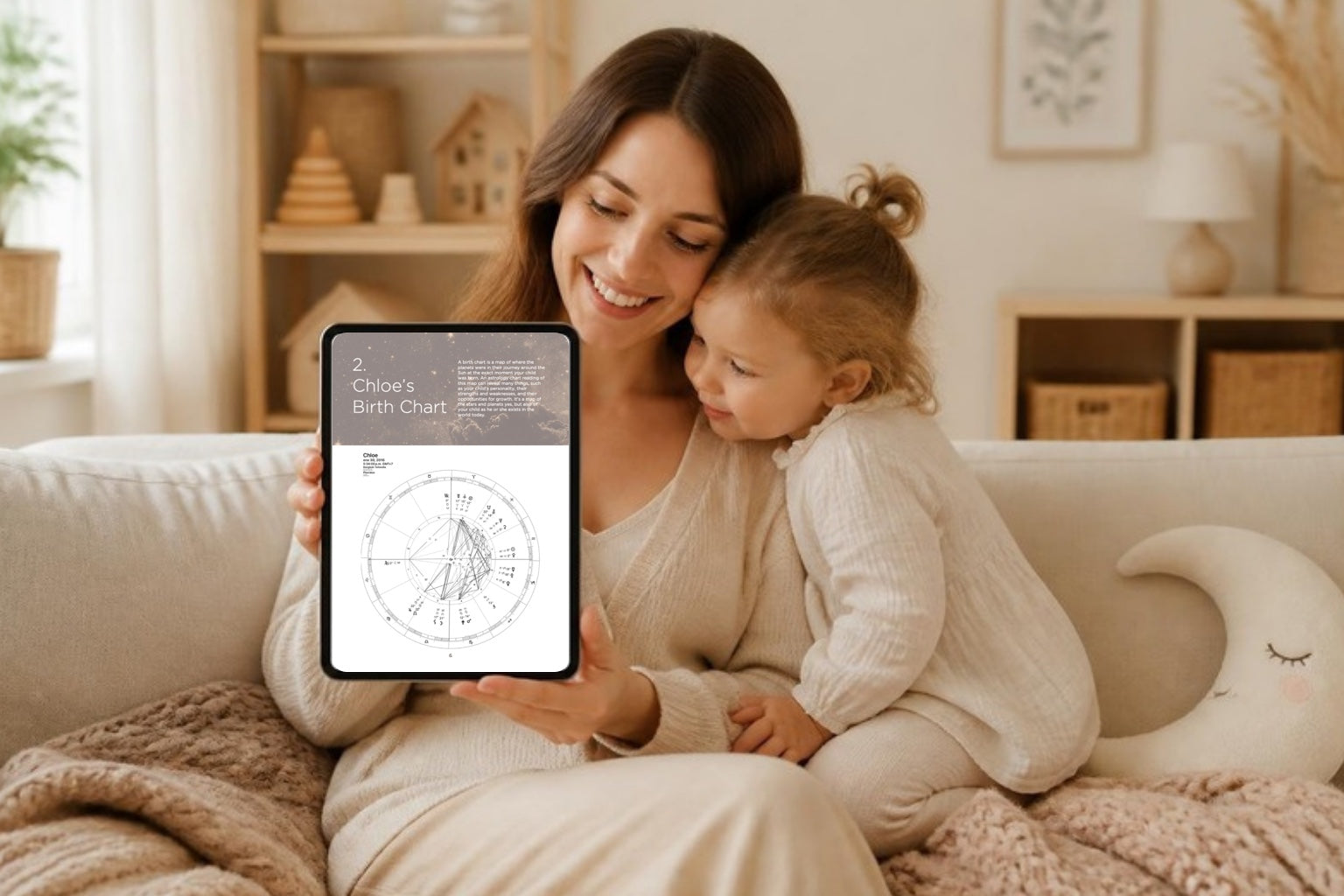 Digital parenting guide, shown on a device