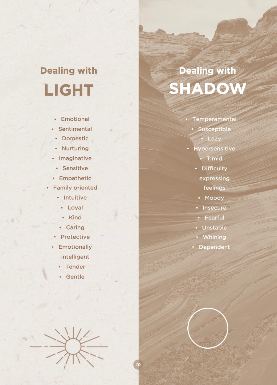 Sample guide page: light and shadow