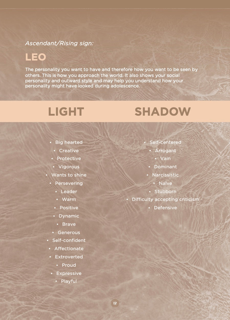 Sample guide page: light and shadow
