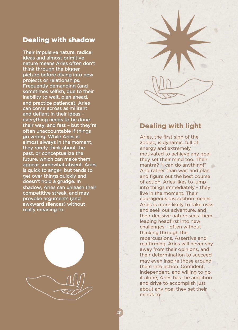 Sample guide page: dealing with shadow