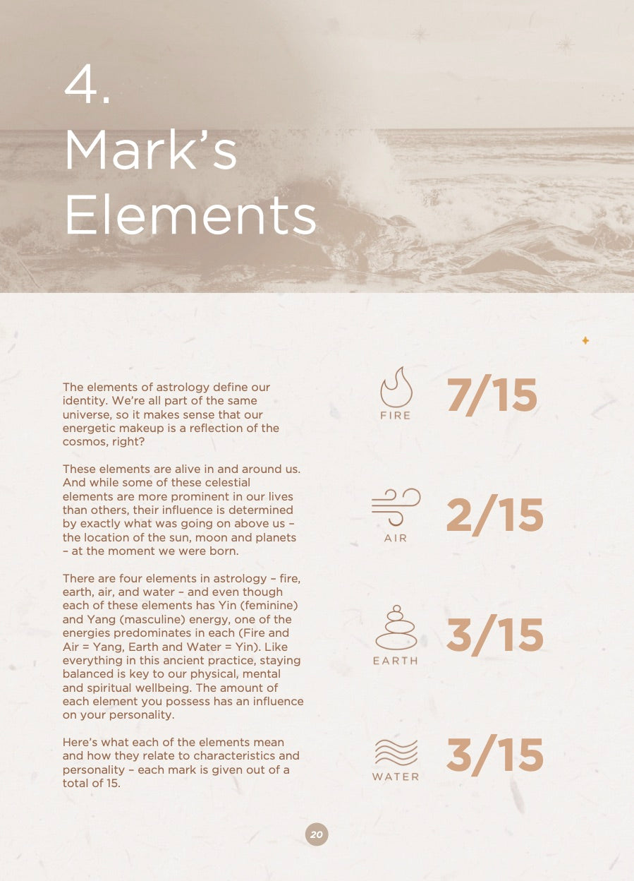 Sample guide page: their elements